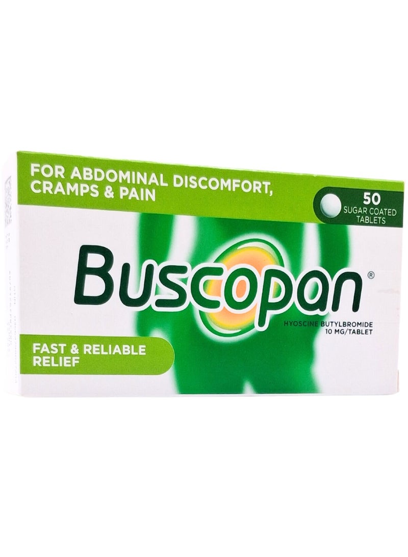 BUSCOPAN 10MG TAB 50'S